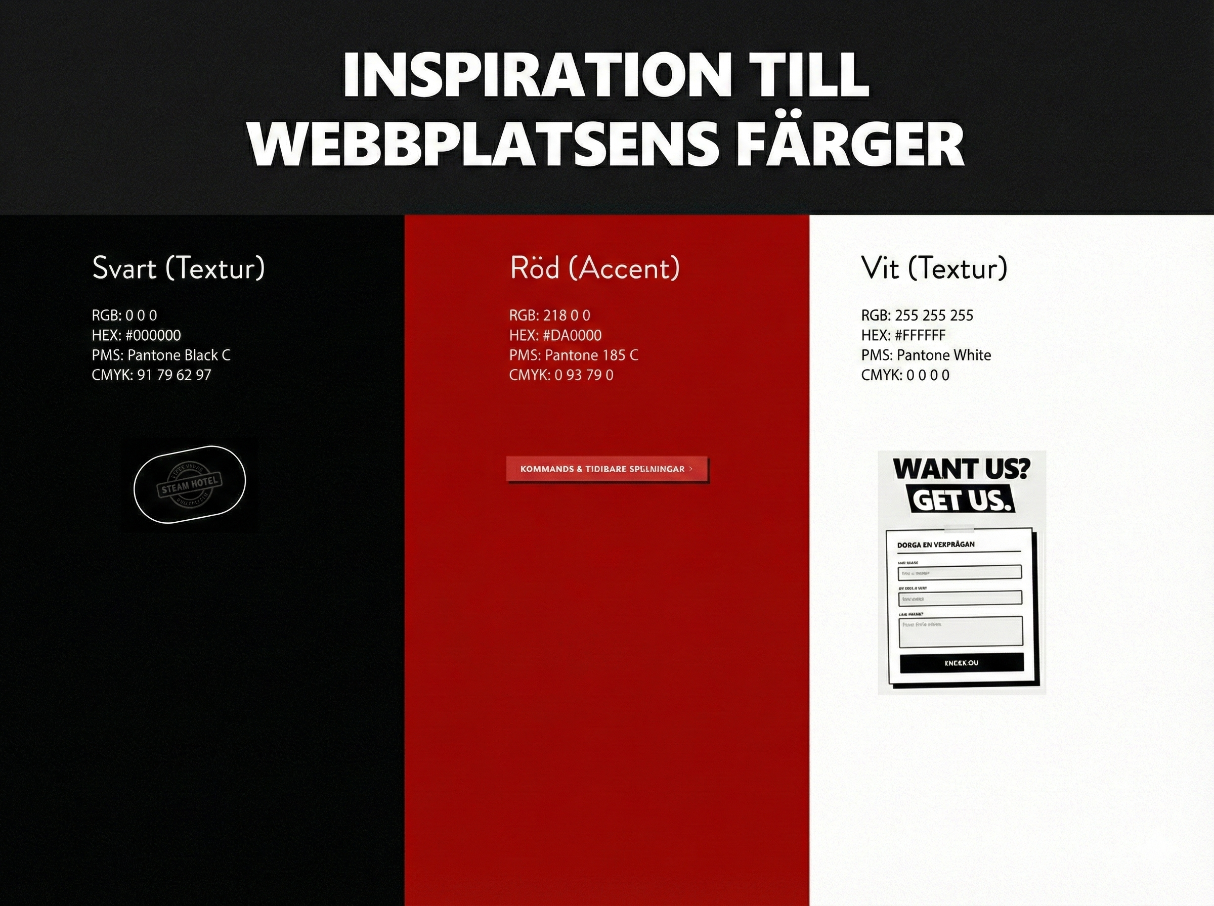 Designsystem och färger