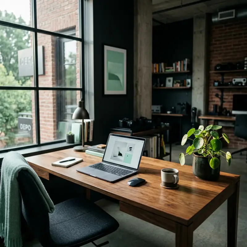 Depo Studio arbetsyta för webbdesign i Västerås